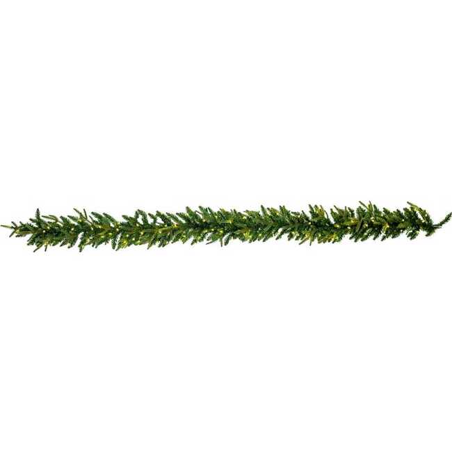 9-Foot Pre-Lit Incandescent Grand Fir Garland - Garlands - 2