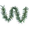 9-Foot Pre-Lit Designer Classic Green Garland - Garlands - 1 - thumbnail