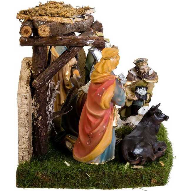 Nativity Set with 9 Figures and Stable - Other Accents - 3