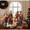 9-Inch Porcelain Nativity Figures Tablepiece Set of 9 - Other Accents - 6