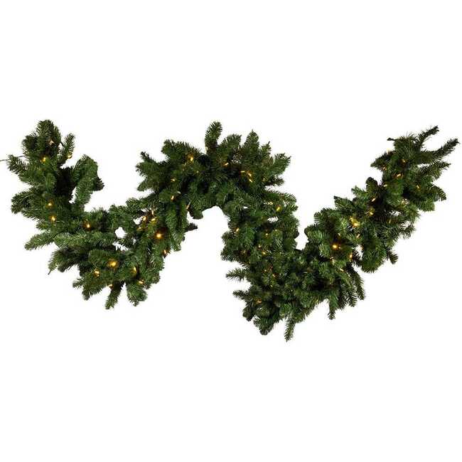 9-Foot Prelit Twinkle LED Vanderbilt Garland