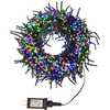 CUL 1000-Light 33-Foot Cluster Garland with Multi-Color 3MM LED Bulbs - Other Accents - 6