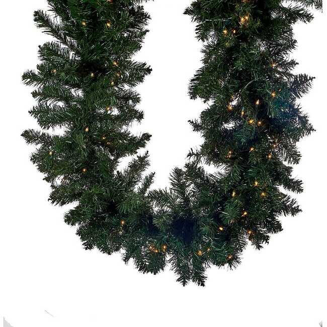 9-Foot x 18-Inch Pre-Lit Vanderbilt Garland - Garlands - 2