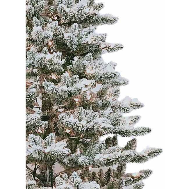 9-Foot Pre-Lit Snow Pine Tree - Other Accents - 2