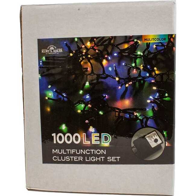 CUL 1000-Light 33-Foot Cluster Garland with Multi-Color 3MM LED Bulbs - Other Accents - 7