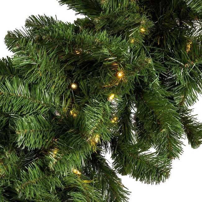 9-Foot Prelit Twinkle LED Vanderbilt Garland - Garlands - 2
