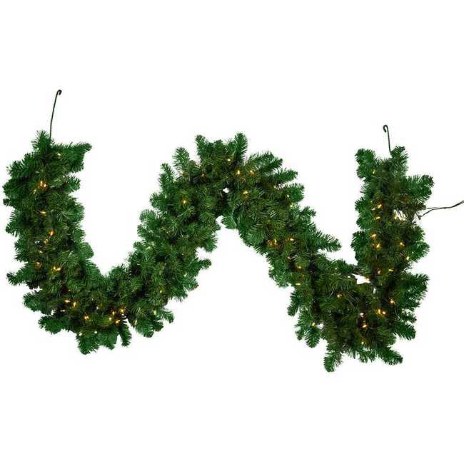 9-Foot 100-Light Pre-Lit LED Vanderbilt Garland