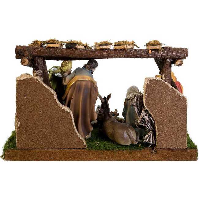 Nativity Set with 9 Figures and Stable - Other Accents - 5