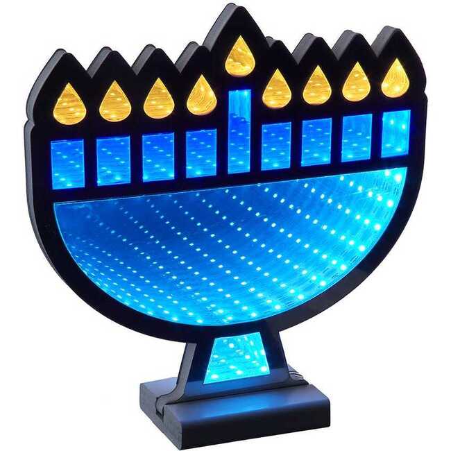 9.84-Inch Menorah Infinity Light
