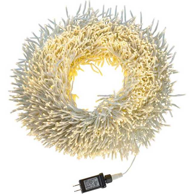 98-Foot 3000-Light Cluster Garland with Warm White LED Lights - Other Accents - 2