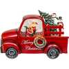 9.5-Inch Battery Operated USB LED Lighted Santa and Christmas Tree in Truck Water Globe - Other Accents - 1 - thumbnail