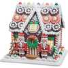 9.5-Inch Battery Operated LED Gingerbread Cookie House - Nutcrackers - 1 - thumbnail
