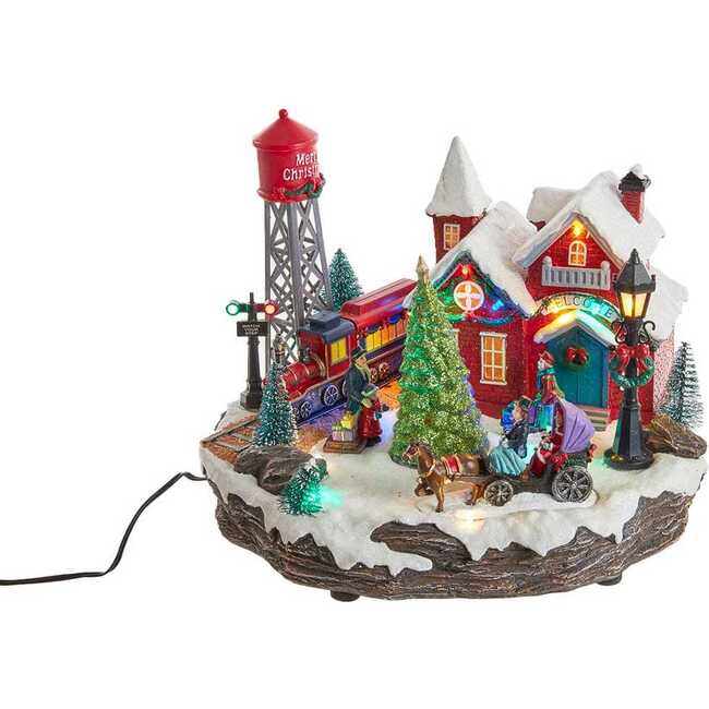 9.25-Inch Light Up Musical Christmas Village