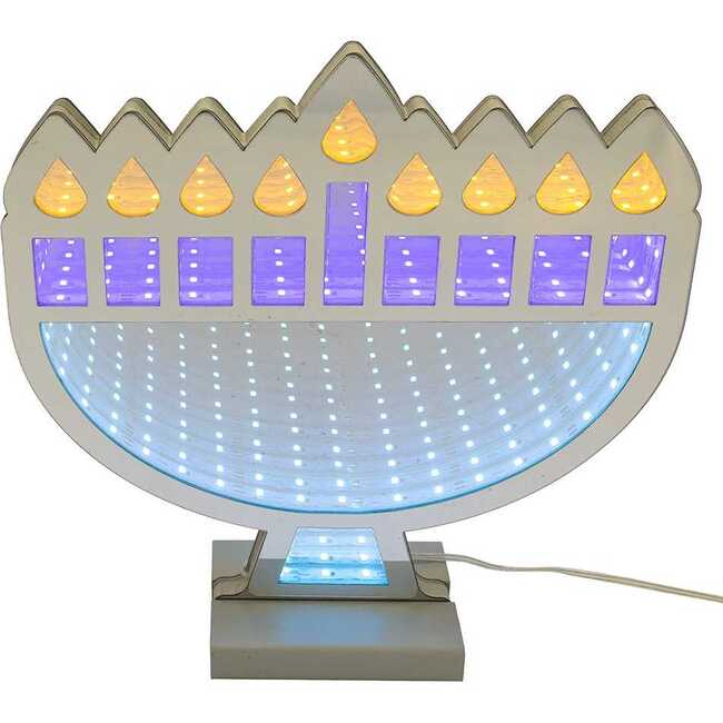 9.84-Inch Menorah Infinity Light - Other Accents - 3