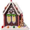 9.5-Inch Battery Operated LED Gingerbread Cookie House - Nutcrackers - 2