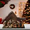 9.5-Inch Musical LED Nativity Set with Figures and Stable - Other Accents - 5