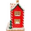 9.5-Inch Battery-Operated Gingerbread LED House with Music Box - Other Accents - 4
