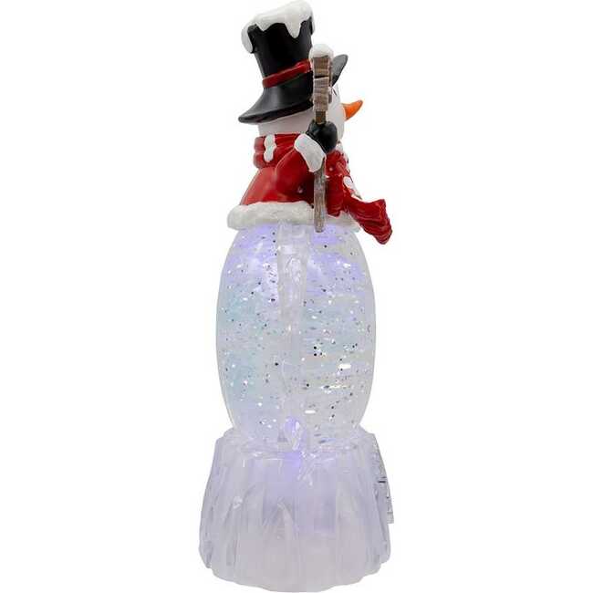 9.25-Inch Battery Operated USB Christmas Snowman Water Globe - Other Accents - 2