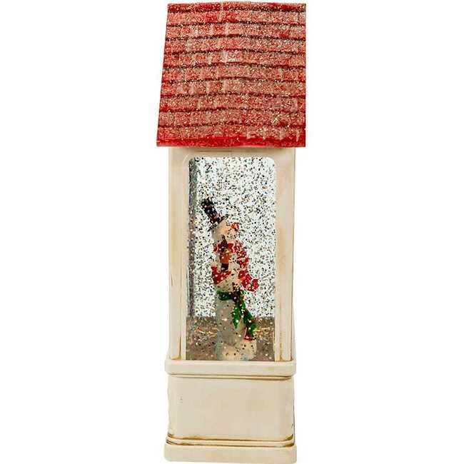 9.2-Inch Battery-Operated Lighted Snowman House Water Lantern - Other Accents - 2