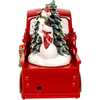 9.5-Inch Battery Operated USB LED Lighted Santa and Christmas Tree in Truck Water Globe - Other Accents - 4