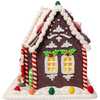 9.5-Inch Battery Operated LED Gingerbread Cookie House - Nutcrackers - 4