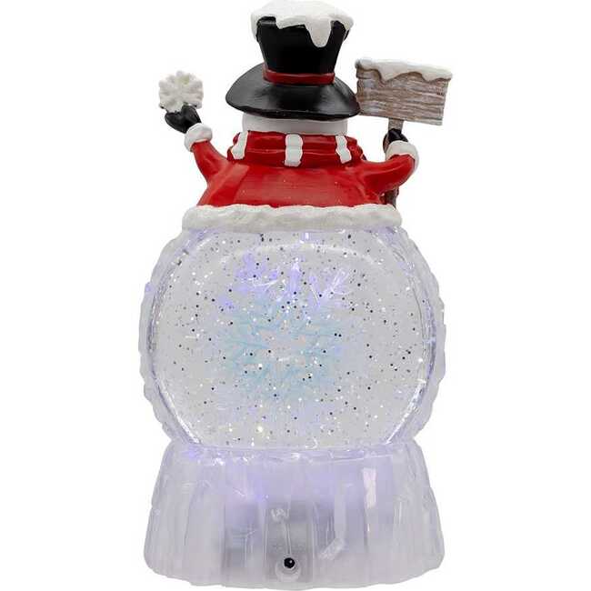 9.25-Inch Battery Operated USB Christmas Snowman Water Globe - Other Accents - 3