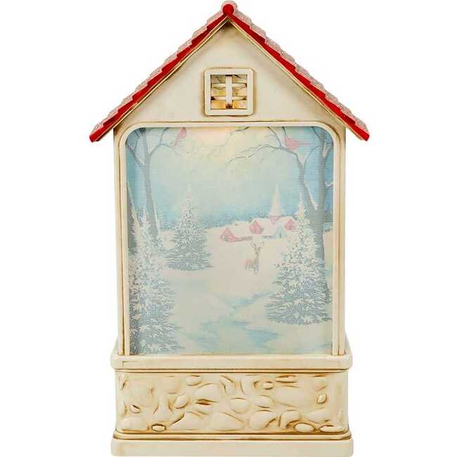 9.2-Inch Battery-Operated Lighted Snowman House Water Lantern - Other Accents - 3