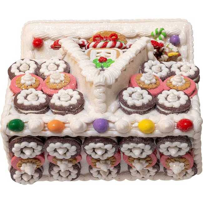 9.5-Inch Battery Operated LED Gingerbread Cookie House - Nutcrackers - 5