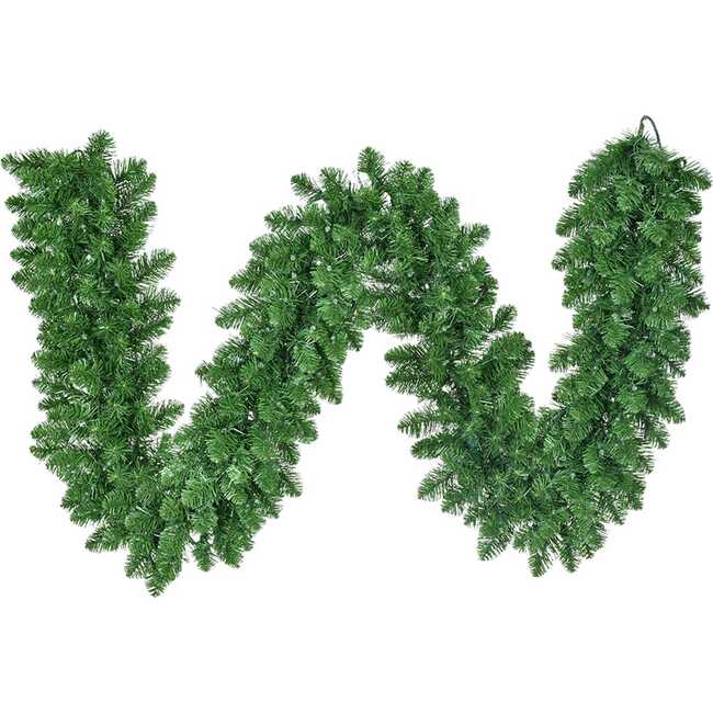 9' Prelit Clear LED Vanderbilt Garland