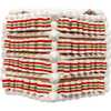 9 Inch Battery Operated Gingerbread House With Santa and Ribbon Candy Roof - Other Accents - 5
