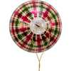 80MM Red and Green Plaid Glass Ball Ornaments, 6 Piece Box - Ornaments - 3