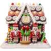9.5-Inch Battery Operated LED Gingerbread Cookie House - Nutcrackers - 7