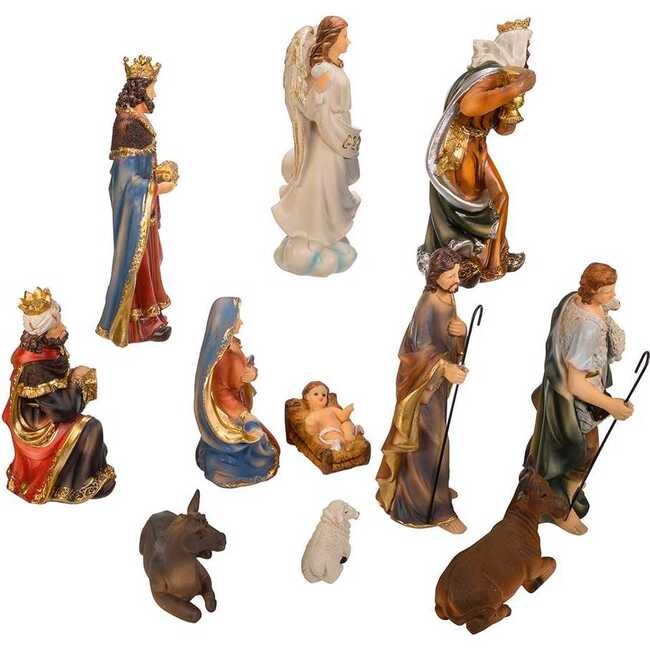 8.5-inch Nativity Table piece Set, 11 Pieces - Other Accents - 3