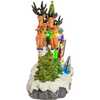 8.7-Inch Battery-Operated LED Musical Santa and Sleigh Table Piece - Other Accents - 3