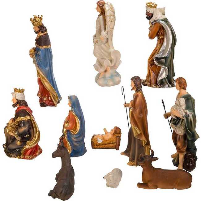 8.5-inch Nativity Table piece Set, 11 Pieces - Other Accents - 4