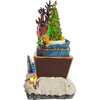 8.7-Inch Battery-Operated LED Musical Santa and Sleigh Table Piece - Other Accents - 5