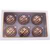 80MM Red and Green Plaid Glass Ball Ornaments, 6 Piece Box - Ornaments - 5