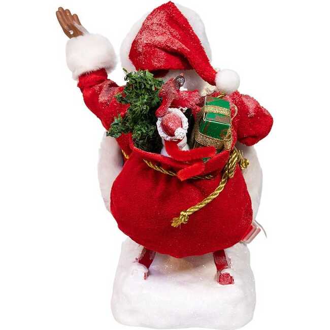 8.5-Inch Fabriché Santa on Sled - Other Accents - 2