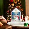 9.2-Inch Battery-Operated Lighted Snowman House Water Lantern - Other Accents - 7
