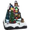 8.5-Inch Battery Operated Lighted Musical Santa Village Scene - Other Accents - 1 - thumbnail