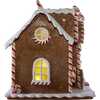 8.46-Inch Battery Operated LED Lighted Gingerbread Lollipop Shop - Other Accents - 2