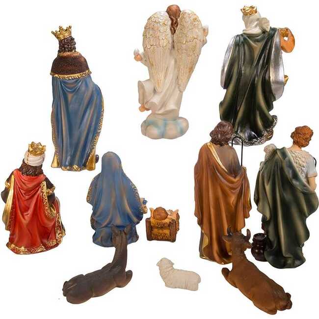 8.5-inch Nativity Table piece Set, 11 Pieces - Other Accents - 5