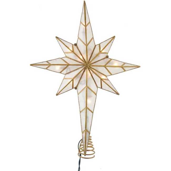 16.7-Inch UL 10-Light Bethlehem Star Treetop