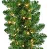 9' Prelit Clear LED Vanderbilt Garland - Garlands - 2