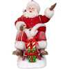 8.5-Inch Fabriché Santa on Sled - Other Accents - 4