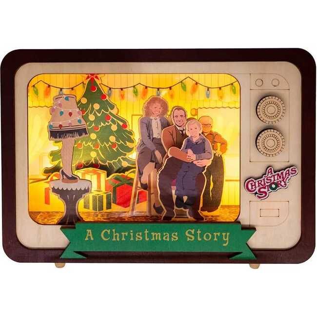 7-Inch A Christmas Story Battery Operated LED Lighted Musical TV Table Piece - Other Accents - 2