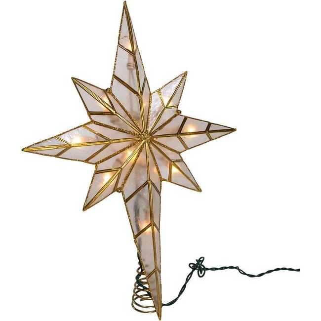 16.7-Inch UL 10-Light Bethlehem Star Treetop - Other Accents - 2
