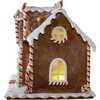 8.46-Inch Battery Operated LED Lighted Gingerbread Lollipop Shop - Other Accents - 4