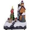 8.5-Inch Battery Operated Lighted Musical Santa Village Scene - Other Accents - 4