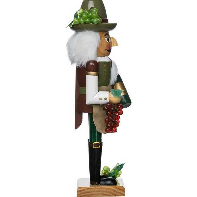 15-Inch Wooden Wine Grower Nutcracker - Nutcrackers - 2